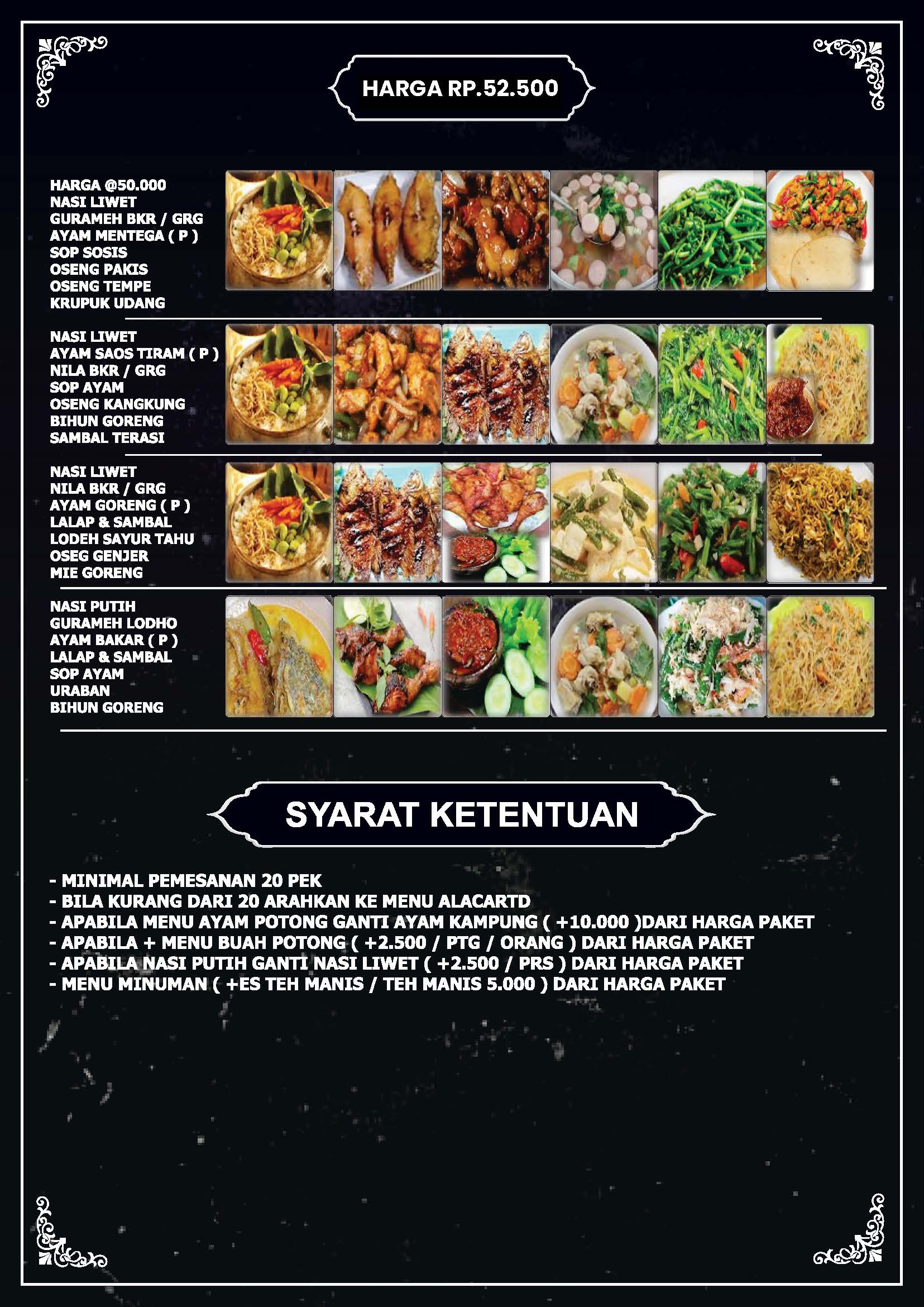 Menu Prasmanan 5